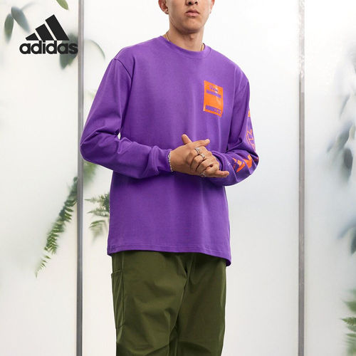 Adidas阿迪达斯正品IVY PARK男女印花圆领运动卫衣/套头衫HR2865