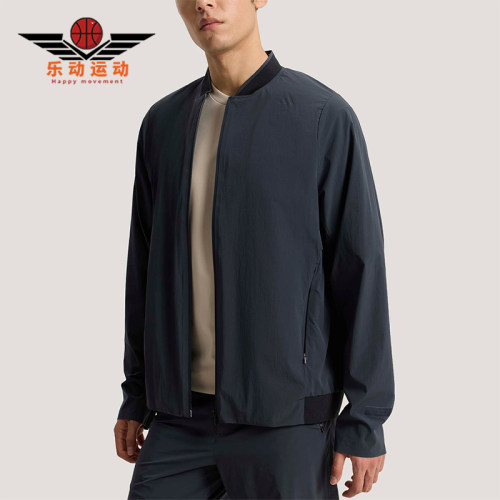 Adidas/阿迪达斯正品春秋男士透气凉感运动复古简约夹克KE4039
