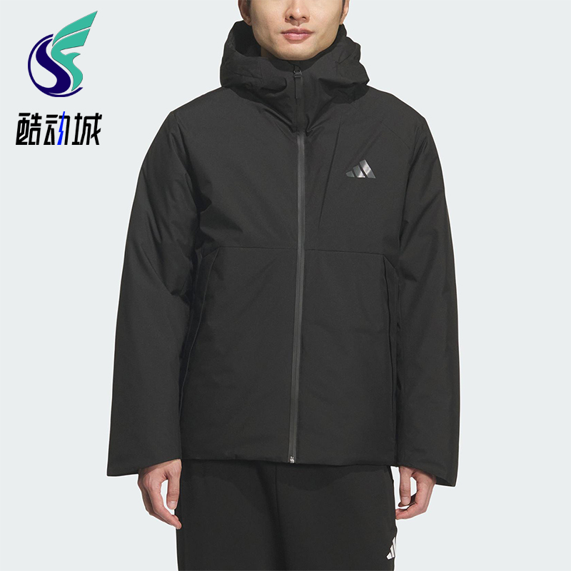 Adidas/阿迪达斯正品冬季男士新款连帽保暖运动羽绒服外套KQ5505