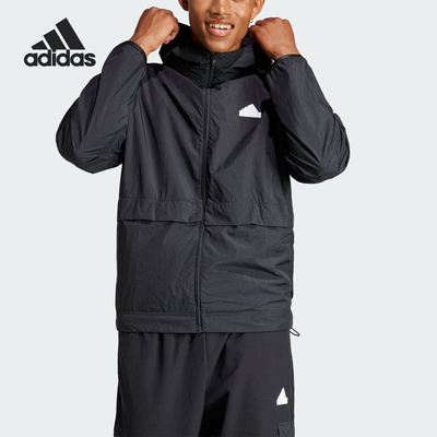 Adidas/阿迪达斯正品城野共生男士休闲连帽夹克外套IR5192