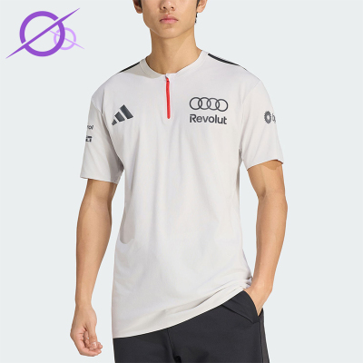 Adidas/阿迪达斯正品空新款男灰白黑色经典休闲清爽短袖T恤KE7324
