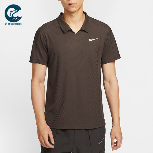Nike/耐克正品CourtSlamDri-FIT休闲网球经典Polo衫HM6753-237