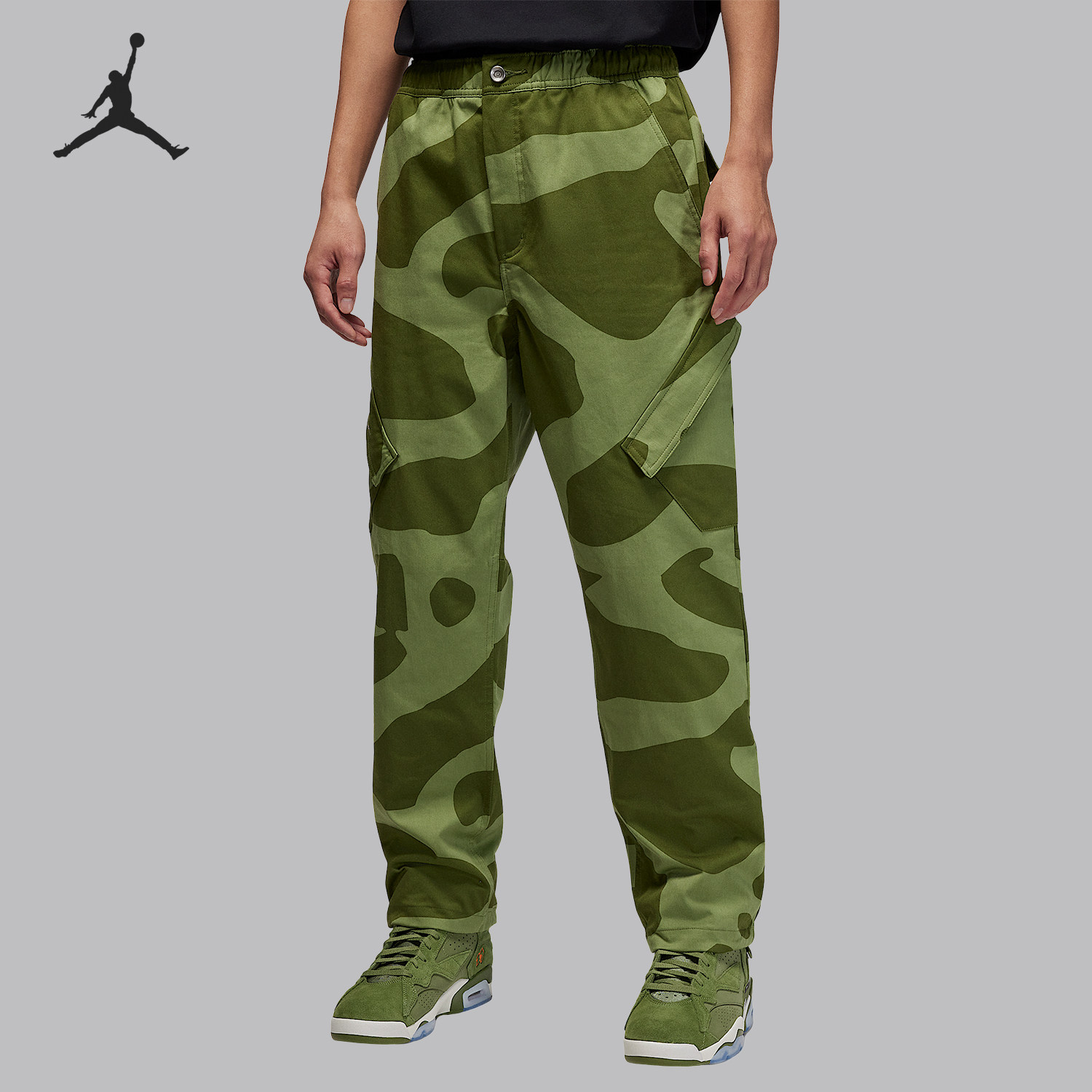 Nike/耐克正品JORDAN男士运动时尚经典训练休闲长裤FD7456-340