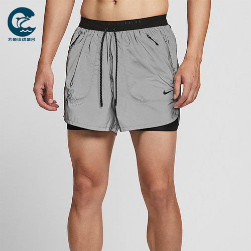 Nike/耐克正品2025男士耐穿二合一反光跑步透气短裤IM6268-010