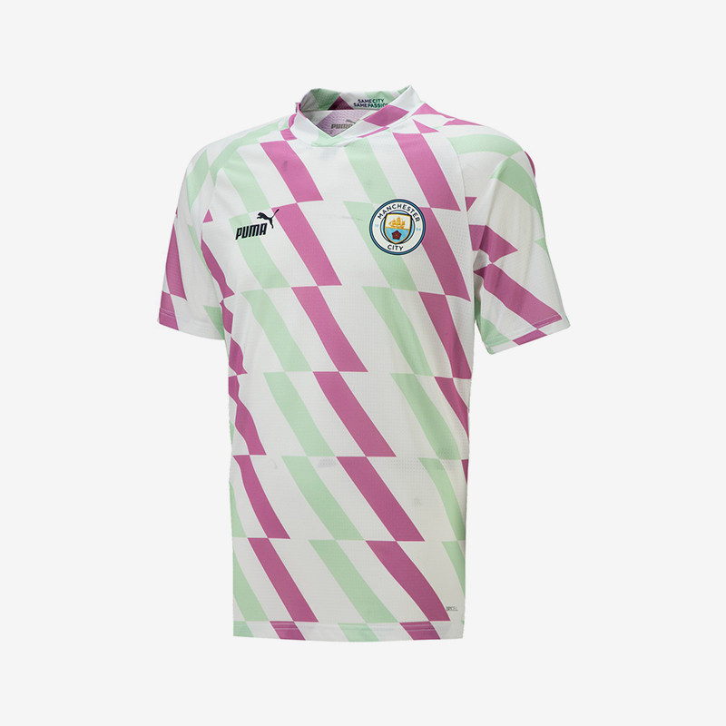 Puma/彪马正品Manchester City曼城赛前男士足球运动训练短袖