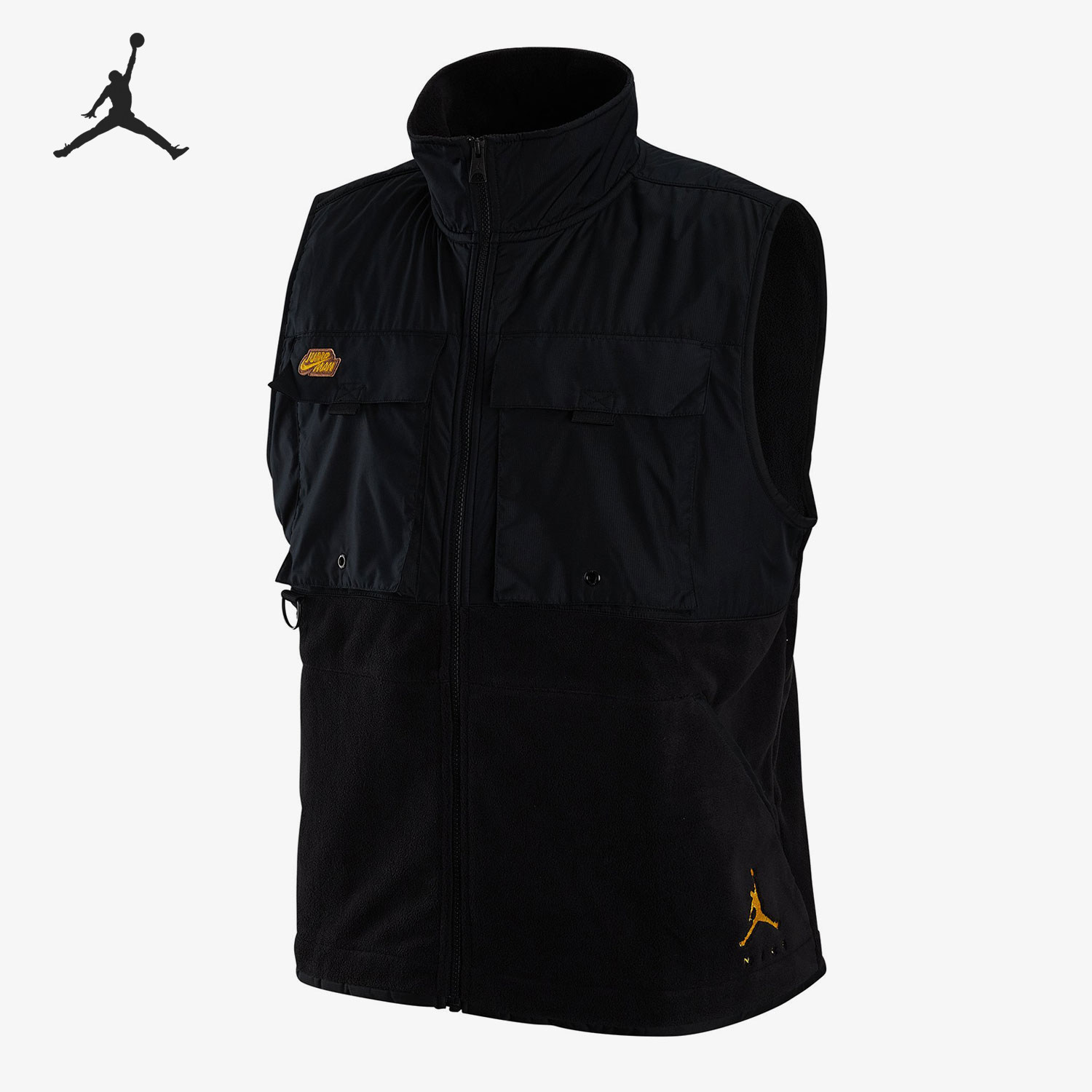 Nike/耐克正品JORDAN男士抓绒多口袋拼接保暖运动马甲DX6598-010,运动服/休闲服装,单马甲,淘宝优惠券,粉丝福利购,淘宝优惠卷