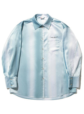 Lining/李宁正品新款女子时尚宽松透气翻领长袖衬衫ASHT504