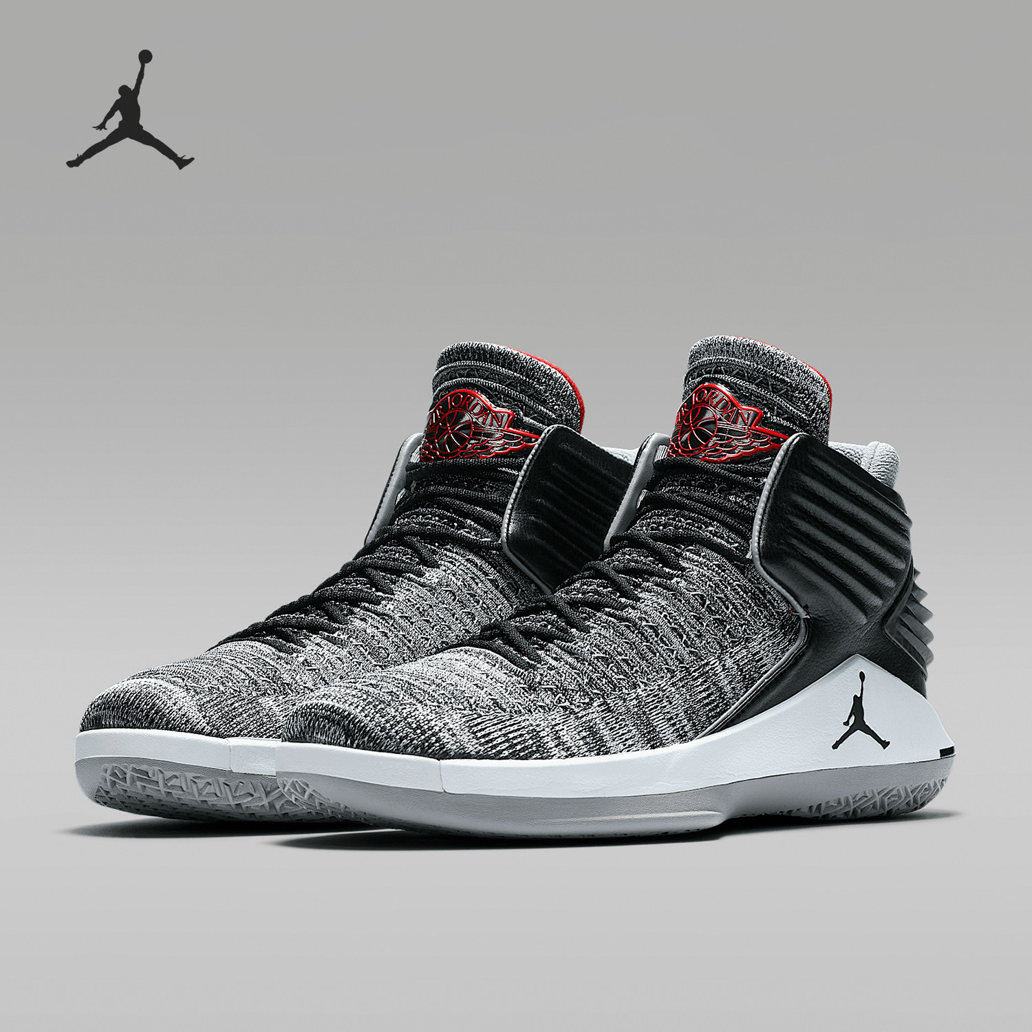 Nike/耐克正品JORDAN男士中帮耐磨缓震运动篮球鞋AH3348-002