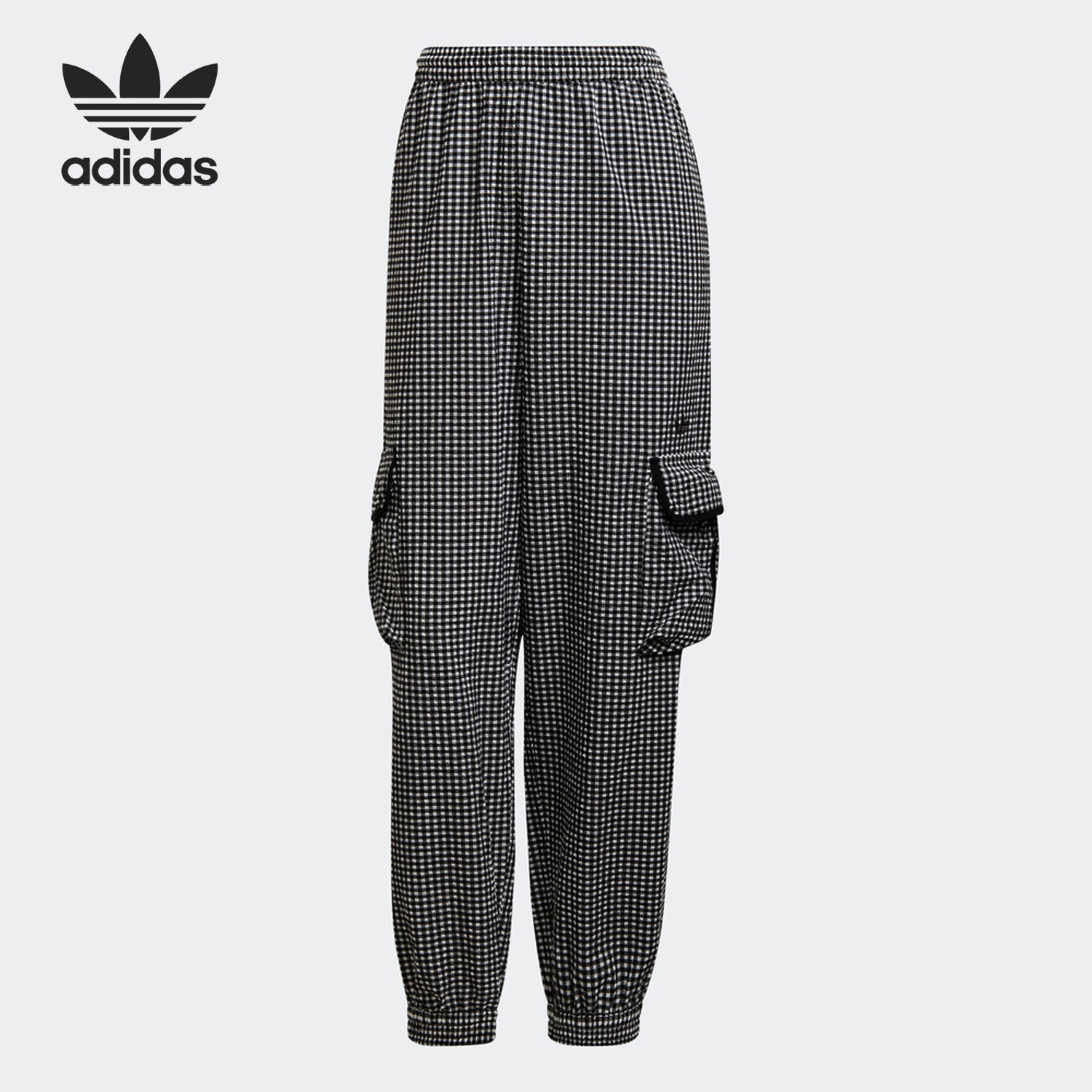 Adidas/阿迪达斯正品三叶草女子工装束脚休闲运动长裤HB9456,运动服/休闲服装,运动长裤,淘宝优惠券,粉丝福利购,淘宝优惠卷