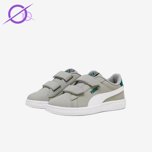 Puma/彪马正品Smash30BuckVPS儿童灰白色低帮板鞋392040-06