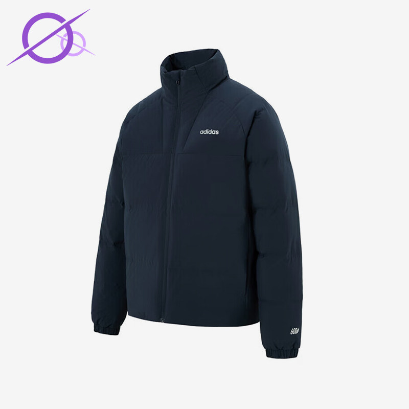 Adidas/阿迪达斯正品冬季男士立领复古经典轻盈保暖羽绒服KC4634