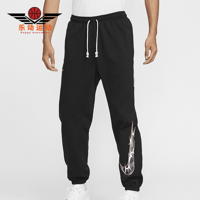 耐克男士印花休闲运动束脚长裤