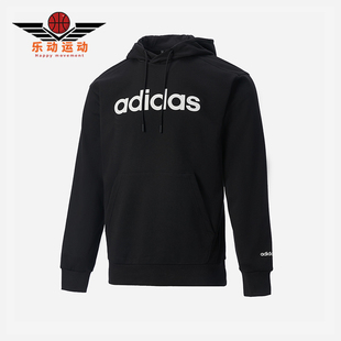 字印花舒适经典 Adidas 男士 新款 简约卫衣JF3320 阿迪达斯正品