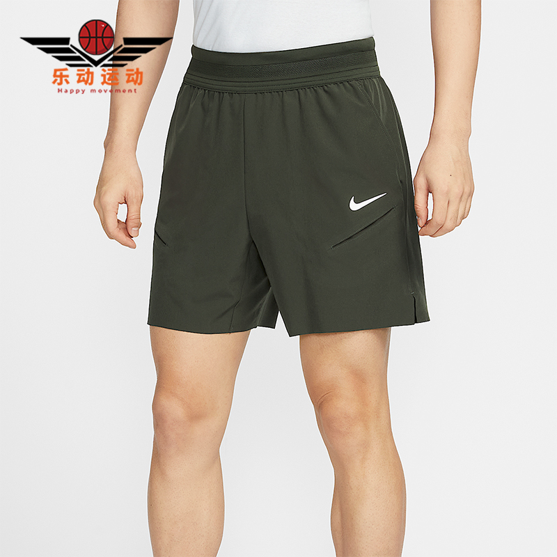 Nike/耐克正品Dri-FIT 男士口袋设计梭织经典网球短裤FZ6938-355
