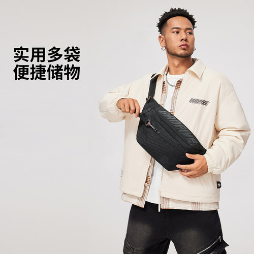 李宁男女同款时尚潮流腰包
