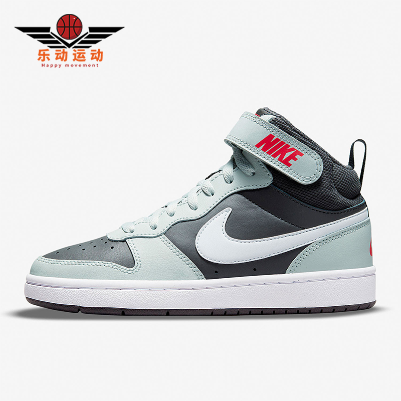 Nike/耐克正品冬季GS女子大童魔术贴中帮减震运动板鞋CD7782-200