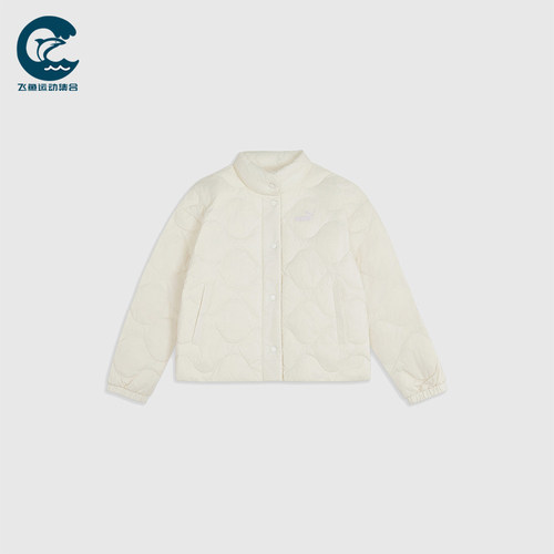 Puma/彪马正品SHORT女士短款立领落肩长袖羽绒夹克640306-87