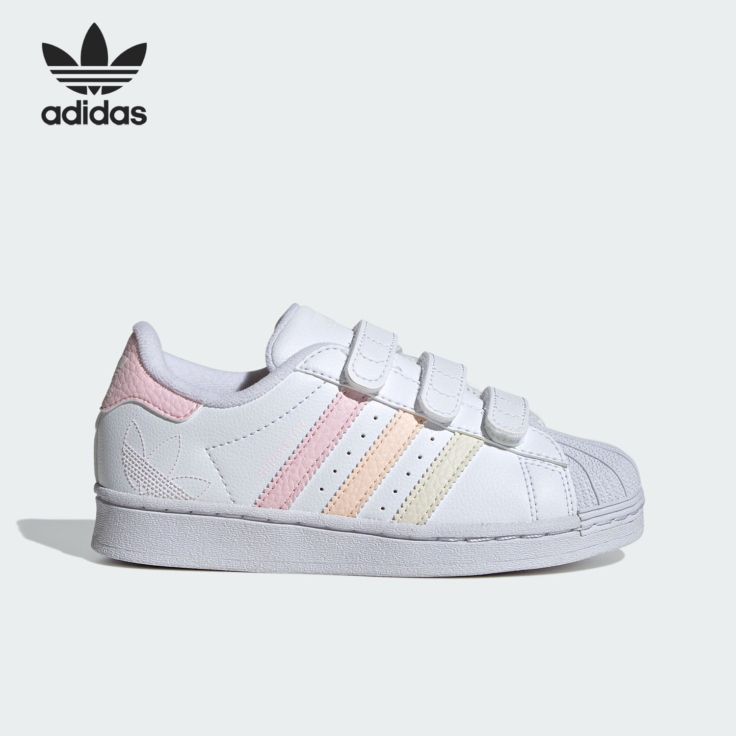 Adidas/阿迪达斯正品三叶草大童魔术贴简约休闲运动鞋IF3573,童鞋/婴儿鞋/亲子鞋,运动鞋,淘宝优惠券,粉丝福利购,淘宝优惠卷