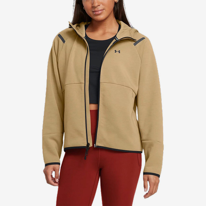 UA/安德玛正品Unstoppable女子针织运动休闲夹克外套1379842-263