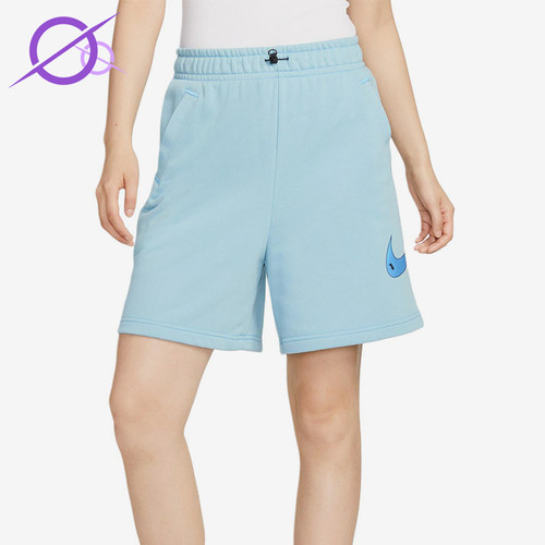 Nike/耐克正品女子运动针织透气休闲经典透气五分短裤DM6750-494