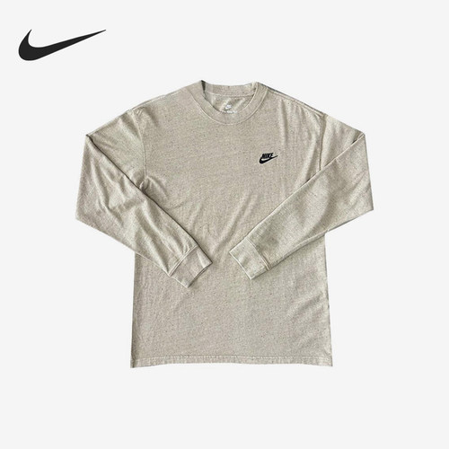Nike/耐克正品春季男士针织透气套头宽松休闲运动长袖DX1002-250