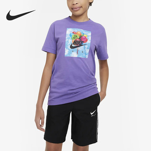 耐克正品 T恤FD2664 当季 大童透气运动短袖 542 新款 Nike