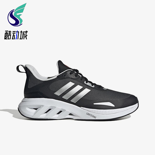Adidas/阿迪达斯正品四季款男女透气耐磨简约回弹跑步鞋JS3432