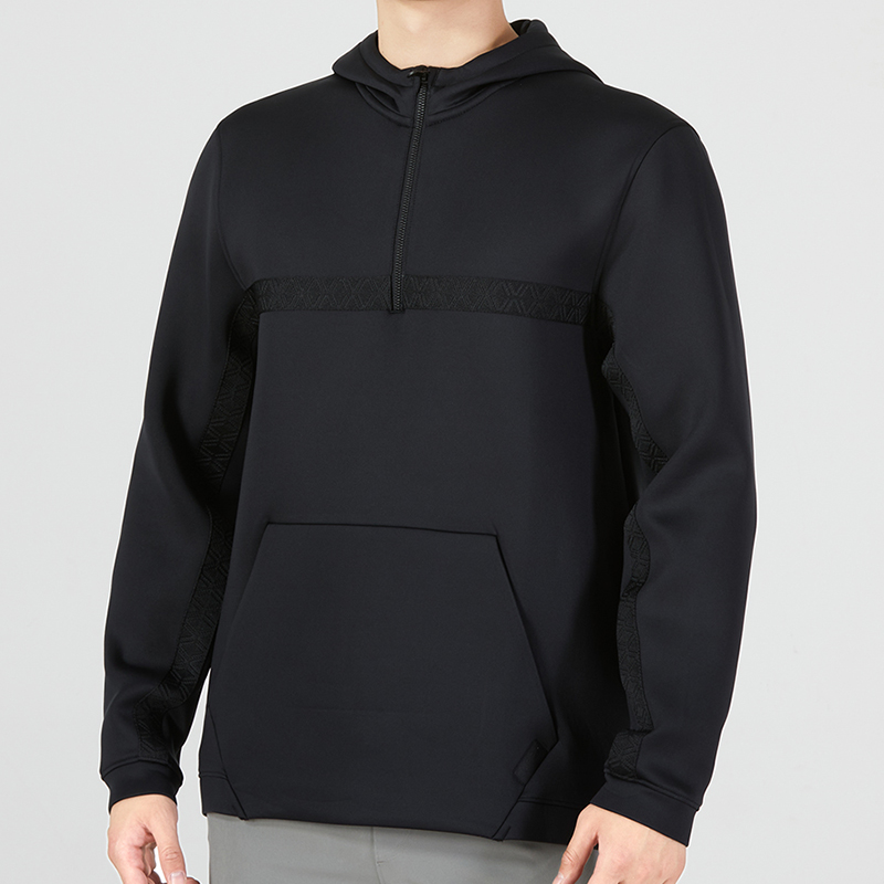 安德玛正品Curry男子半拉链高尔夫运动连帽夹克外套1366277