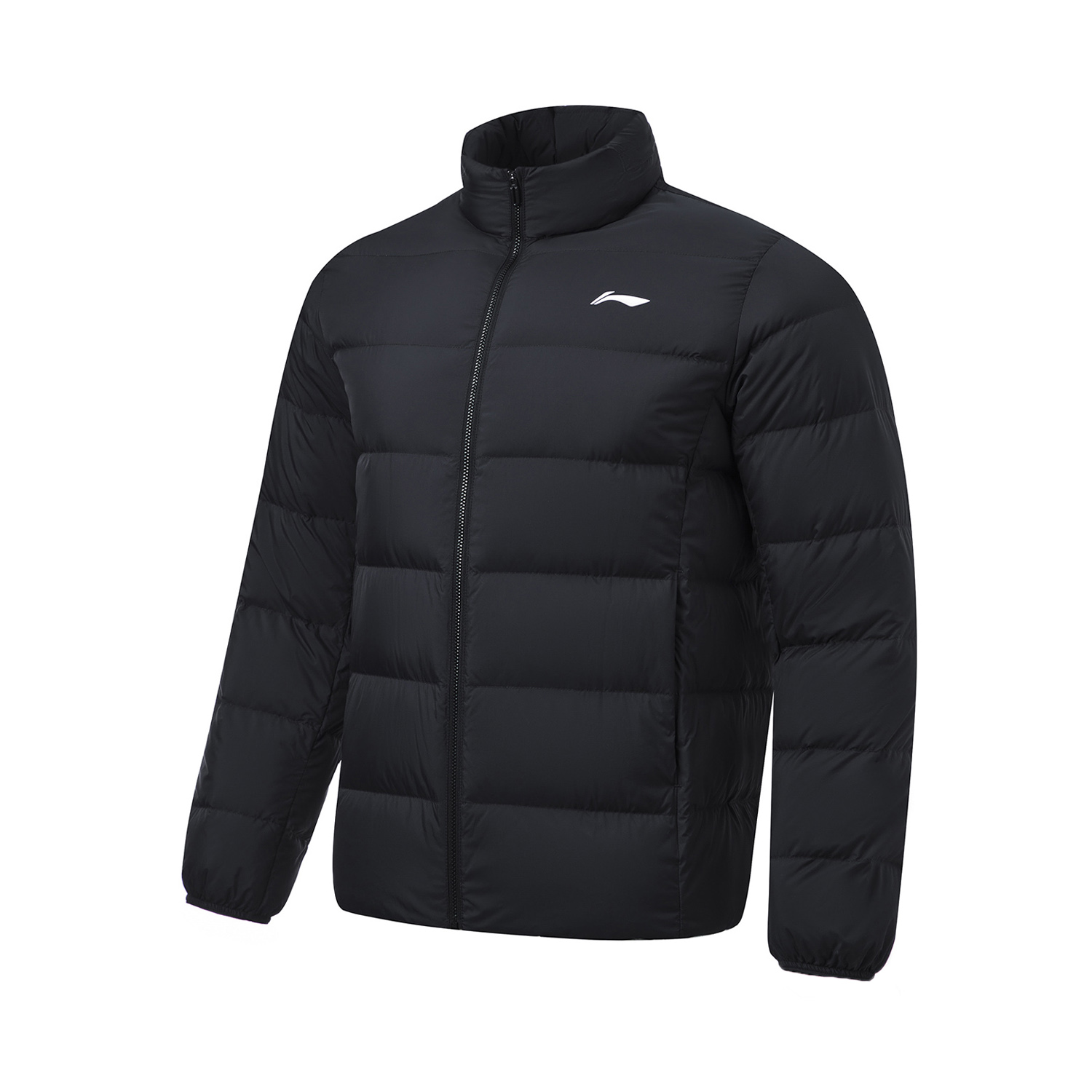 Lining/李宁正品冬季男子火锅羽绒系列纯色立领修身羽绒服AYMT101