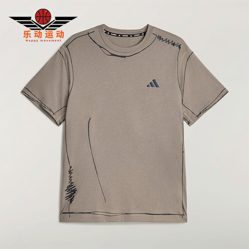 Adidas/阿迪达斯正品夏季男女轻质跑步运动简约柔软短袖T恤KQ7839