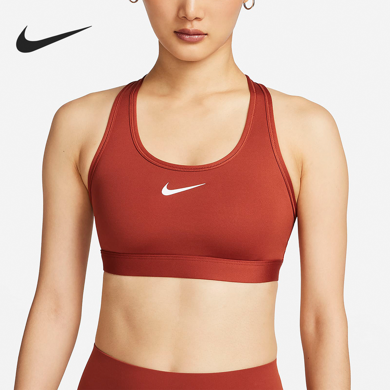 Nike/耐克正品新款女士紧身中强度支撑休闲内衣DX6822-832