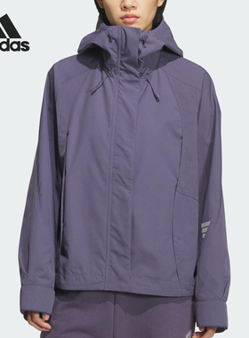 Adidas/阿迪达斯正品FOS W WVN JKT女士宽松保暖梭织外套KS0067