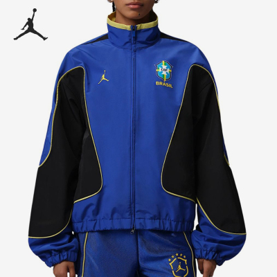 Nike/耐克正品JORDANAnthem新款女蓝黑色经典夹克外套IF3865-419