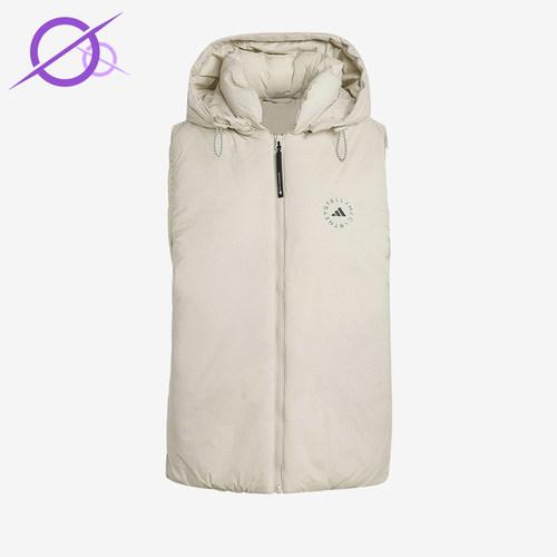 Adidas/阿迪达斯正品SMCPADEDVEST新款女宽松连帽马甲JM3673
