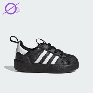 JR3755 三叶草婴童休闲易穿脱贝壳头运动鞋 Adidas 阿迪达斯正品