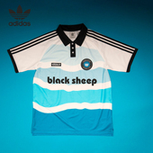 三叶草男士 Adidas 阿迪达斯正品 翻领透气宽松运动球衣JH3733