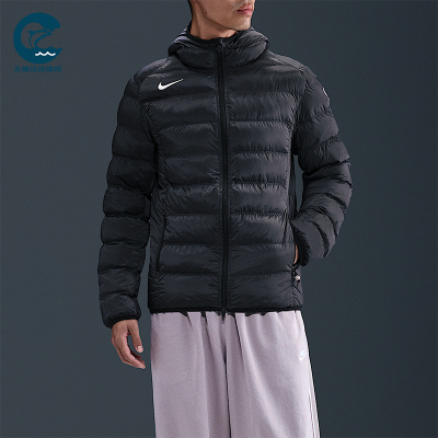Nike/耐克正品Total90新款男黑米白色休闲经典夹克外套HV3508-010