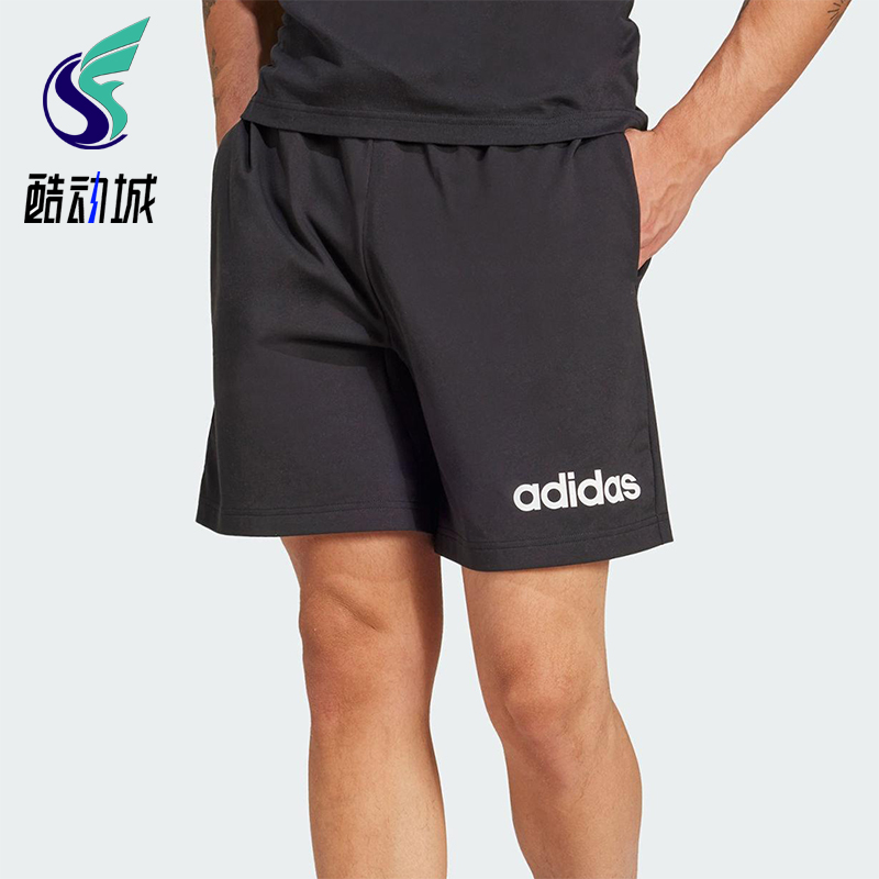 Adidas/阿迪达斯正品M LIN SJ SHO新款男裤透气户外短裤JE9012