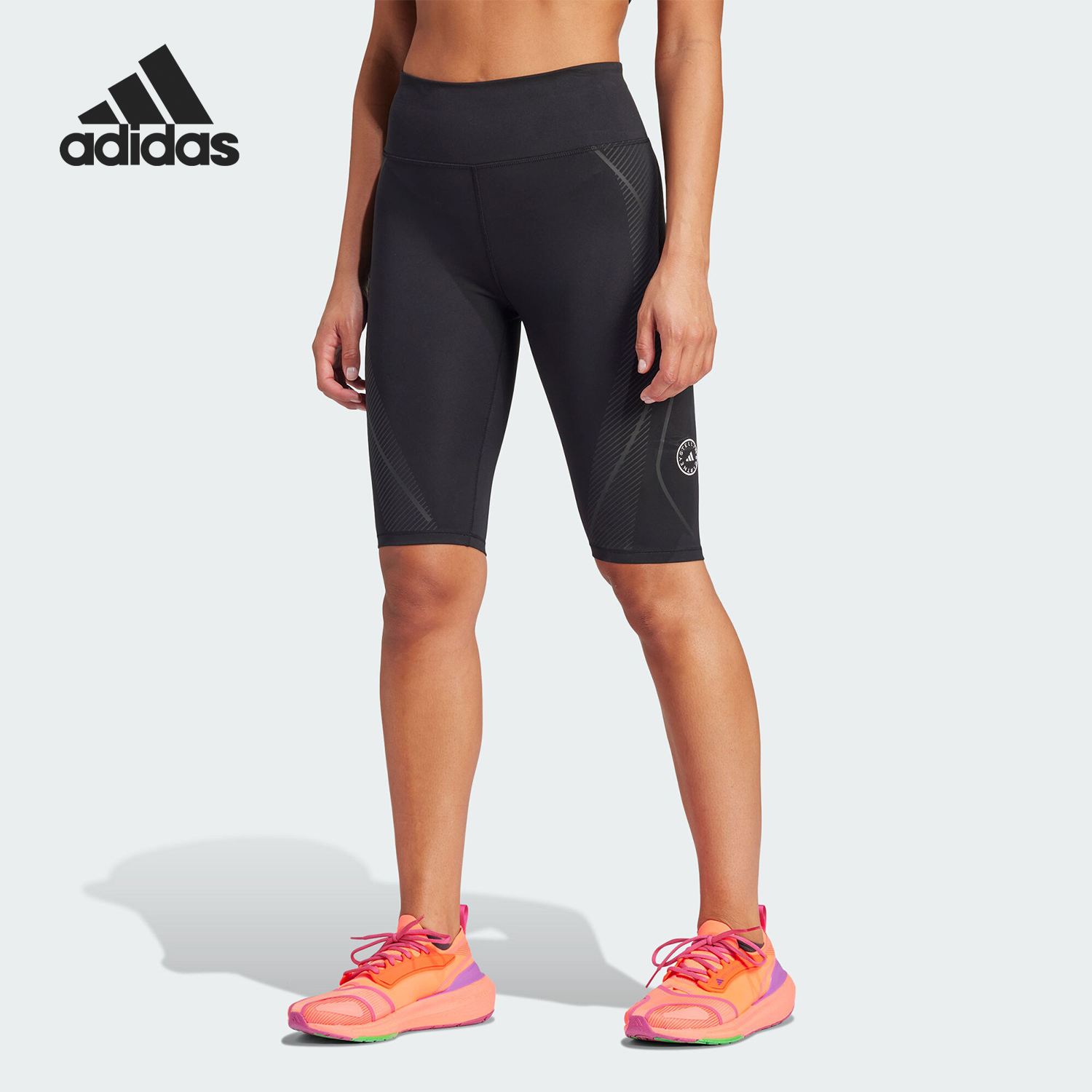 Adidas/阿迪达斯正品SMC TPA BIKE L女士紧身运动短裤IT3325