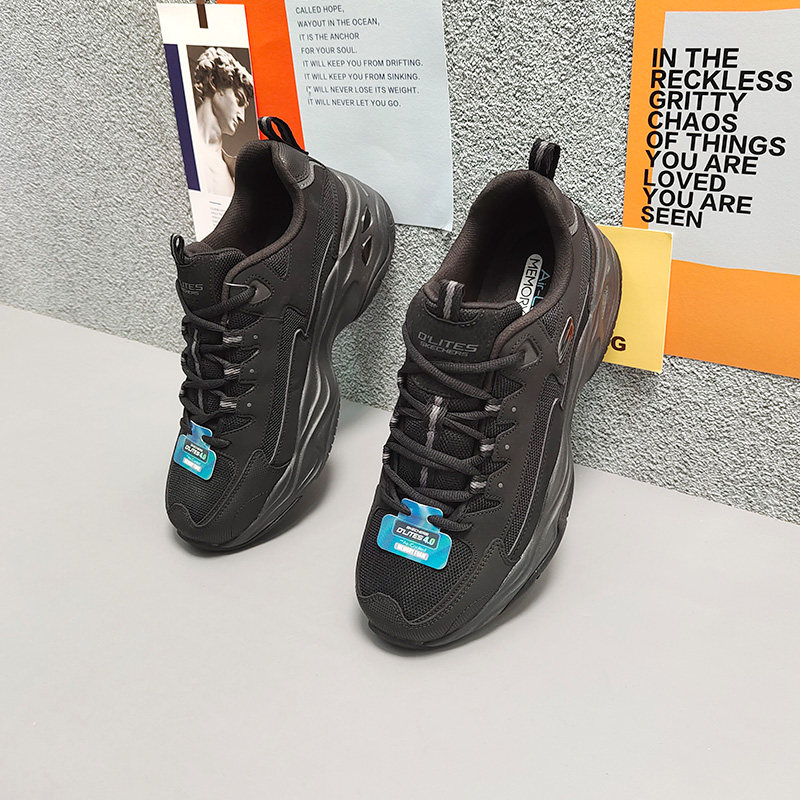 Skechers/斯凯奇正品男鞋当季新款四代厚底闪电休闲熊猫鞋,运动鞋new,运动休闲鞋,淘宝优惠券,粉丝福利购,淘宝优惠卷