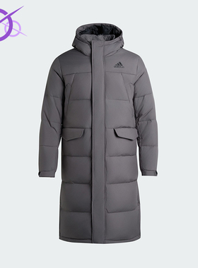 Adidas/阿迪达斯正品V L DOWN PARKA男女连帽保暖羽绒服KF6746