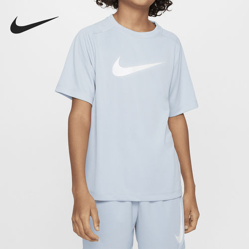 Nike/耐克正品Multi Dri-FIT Dri-FIT大童运动短袖DX5386-440