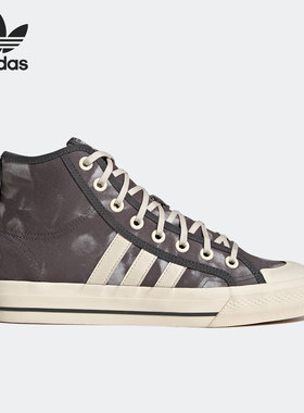Adidas/阿迪达斯正品三叶草 NIZZA HI RF 男女高帮板鞋GX4586