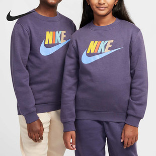耐克正品 套头卫衣FD2992 新款 印花时尚 573 大童圆领经典 Nike