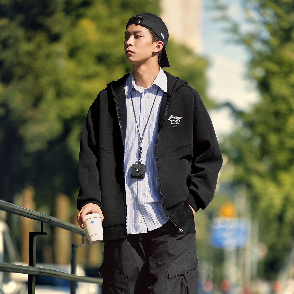 李宁正品运动时尚系列男女同款时尚宽松开衫连帽卫衣外套AWDU973,运动服/休闲服装,运动茄克/外套,淘宝优惠券,粉丝福利购,淘宝优惠卷