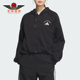 KNIT Adidas 阿迪达斯正品 JACKET女士宽松运动连帽针织外套KC2662