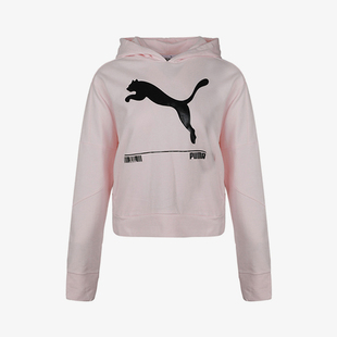 Puma/彪马正品春秋女士简约套头长袖运动休闲卫衣套头衫582780-17