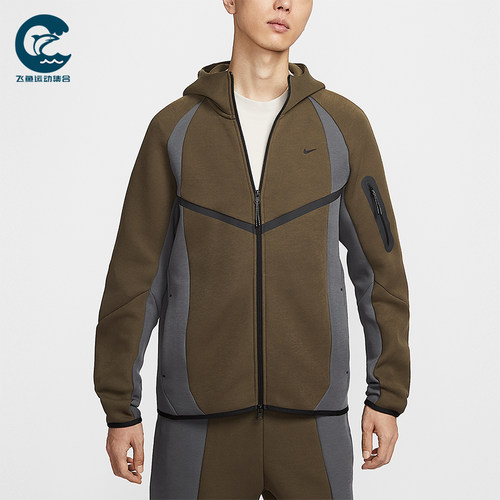 Nike/耐克正品春秋男士针织拉链复古宽松运动经典夹克IF1326-212