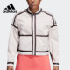 运动立领夹克外套 女子双面短款 CF1465 阿迪达斯正品 Adidas