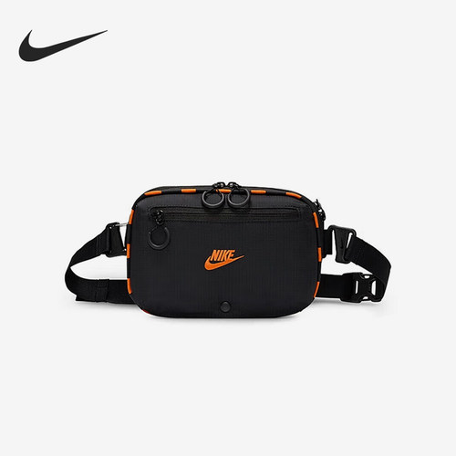 Nike/耐克正品2025新款男女运动休闲旅行斜挎小包HJ8229-010